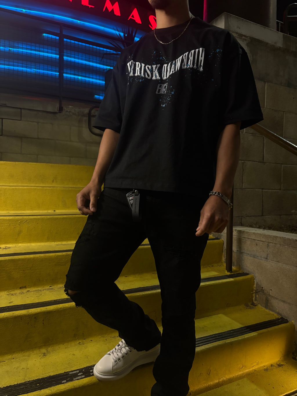 HR CROPPED OVERSIZED TEE